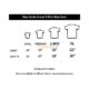 Pack of 2 Stylish Multicolor Cotton V-Neck Button T-Shirts