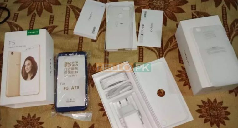 OPPO F5 Golden Offer With All Accessories