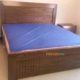 Decent King size Bed & side Tables,Dressing & Mirror Keekar Wood Frame solid thick Keekar wood structure