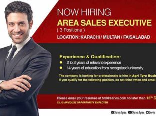 Servis Tyres Hiring.Apply Now Last Date 15 Dec