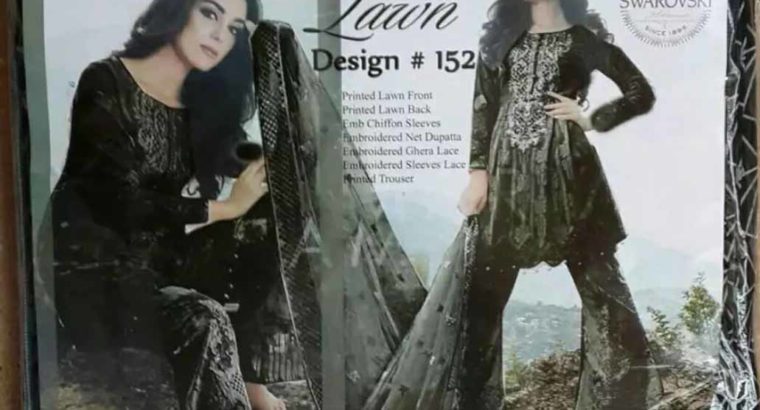 New Stuff Pure Lawn Cotton Only in Rs 1,100
