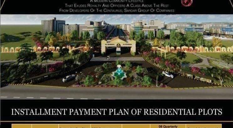 TAJ RESIDENCIA.5 7 10 12 marla 1 Kanal Plots Two Years Easy Installments