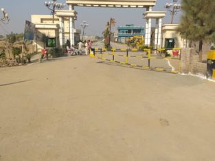 Best time for investment.8 marla plot for sale 44 foot frount Rs 18 lac
