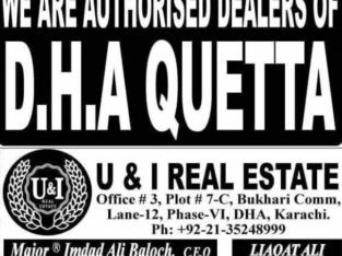 DHA Quetta 500yd full paid affidavit file for sale.just call