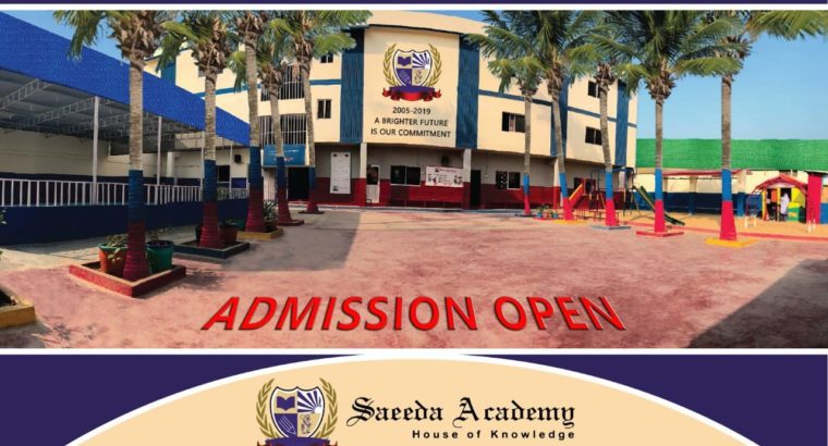 Admission Open Limited Seats Saeeda Academy righter future is our commitment