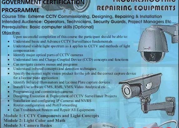 Cctv Camera Professional Training Diploma Course in Rawalpindi 3035530865