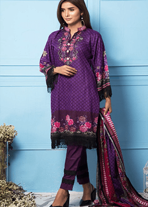 Rang Reza Printed Lawn 3 Piece Suit Collection Vol .3