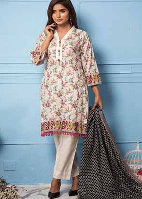 Rang Reza Printed Lawn 3 Piece Suit Collection Vol .3