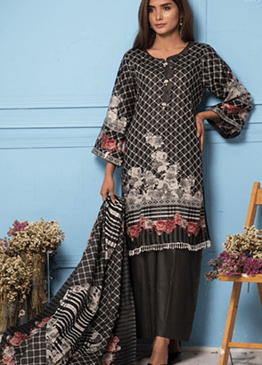 Rang Reza Printed Lawn 3 Piece Suit Collection Vol .3