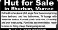 Hut For Sale In Bhurban Murree.Ready To Move