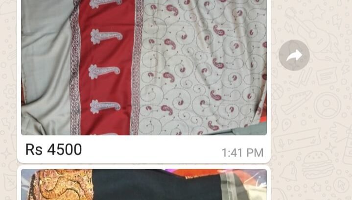 Premium Quality kashmiri Shawl.Contact Us