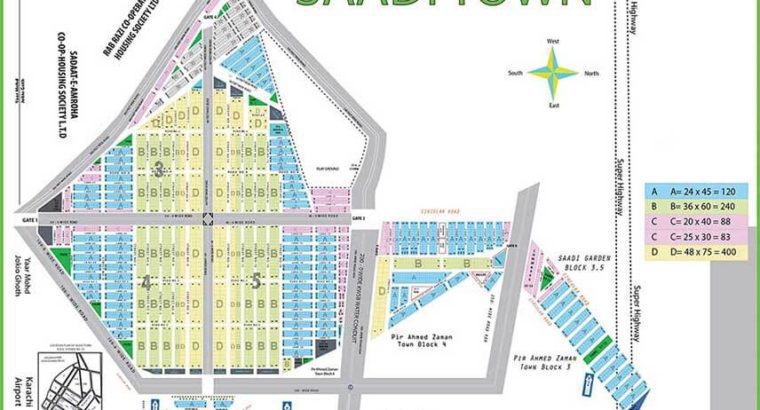 Sadi Town/Garden Hawksbay Plots/Houses/Flat/Shops Sale Purchase