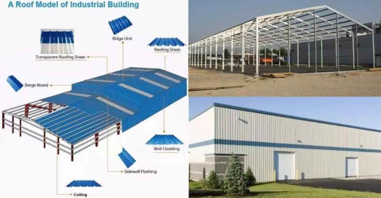 Industrial Shed,Roof Steel,Prefabricated Warehouse1