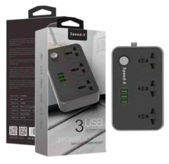 Universal Travel.Speed X Power 3 Socket + 3 USB