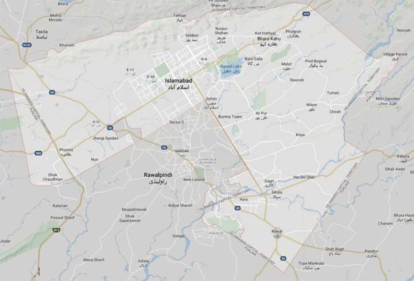 University Town Main Road Plot For Sale Size 50*90.Near Motorway Toll Plaza