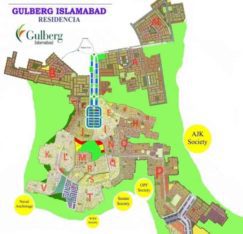7 Marla Residential Plots For Sale.J-block Gulberg Residencia Islamabad