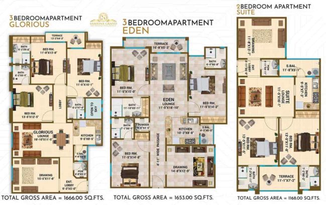 Samrina Grand.4/5 Rooms Luxury Apartment & Showrooms