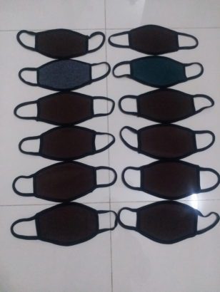 Face Mask Packet of 12 pieces washable reusable 2 ply mask