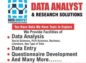 Data analyst & Research Solution Services in Pakistan