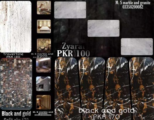 All kinds Of Marble & Granite Varieties Available