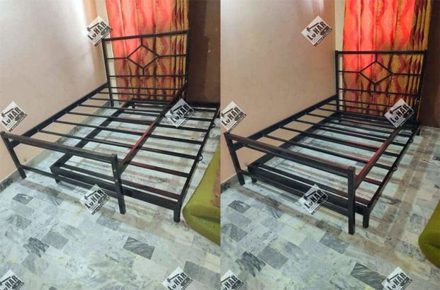 High quality Single Bed with Sliding Trundle Bed