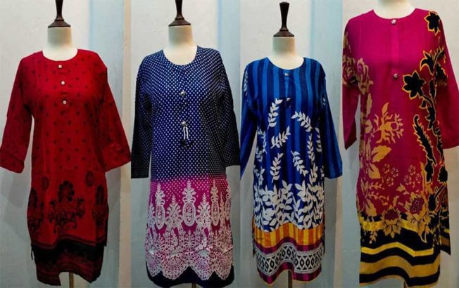 Ladies stitched lawn shirts.Whole sale price
