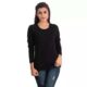 Black Fleece Full Sleeves Tshirt For Women Ep_1197