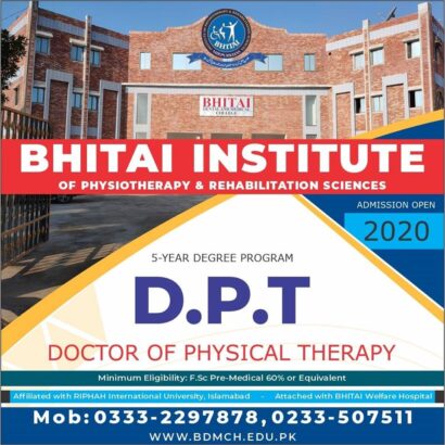 Bhitai Institute of Physiotherapy & Rehabilitation Sciences, Mirpurkhas