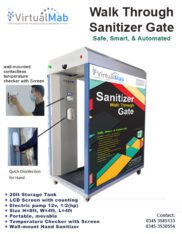 Auto Attendance, Disinfecting Unit, Sanitizer Gate for Schools, Offices.