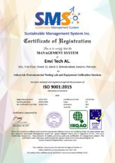 Envi Tech Al Successfully Qualifies Received Certificate of ISO 9001:2015