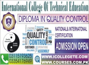 Diploma in Quality Control QC/QA Course in Bagh Muzaffarabad