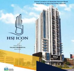 Pakistan’s Tallest Residential Building.HSJ ICON 4/5/6 Rooms Apartments