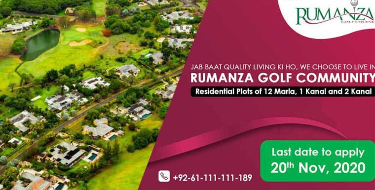Golden Investment Opportunity.Rumanza Golf Course DHA MULTAN