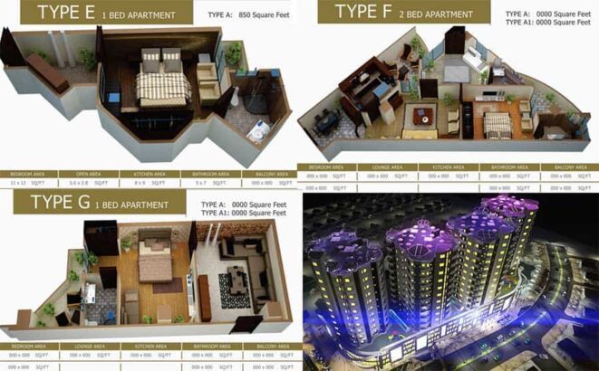 Las Torres Towers & Mall.1,2 & 3 Bedroom Apartments