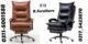 R-818 Imported double cushioned office chair
