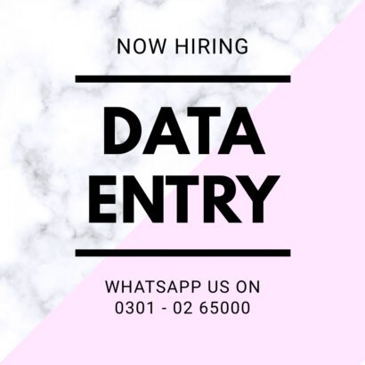Cash your free time in online earning we provide multiple data entry job