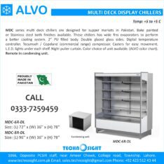 ALVO Multi Deck Chiller for Supper Store, Open Display Chiller