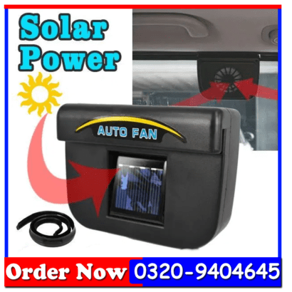 AUTO COOL SOLAR POWERED CAR FAN AND CAR AIR VENTILATION SYSTEM