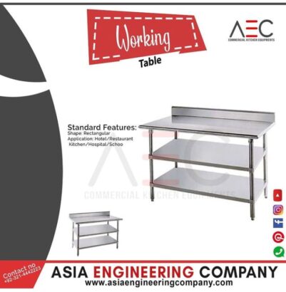 Working Table.commercial restaurant equipment company