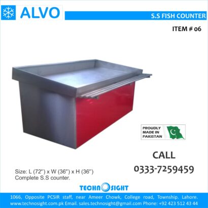 ALVO Fish Display Counter Meat Display Chiller & equipment