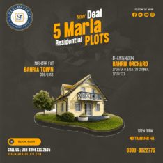 5 Marla Residential Plots, Bahria Town, Lahore – DealMakers