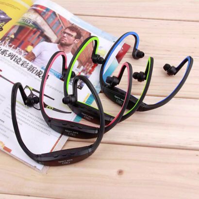 Fashion Earphone Sports MP3 WMA Music Player Handsfree Headset with TF Card