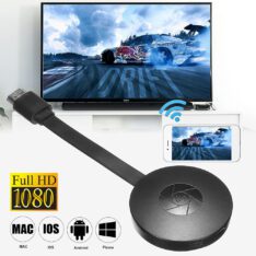 New ~ ct 2 Chrome Cast Support HDMI Miracast HDTV Display Dongle