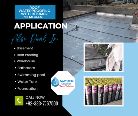Roof Waterproofing Hot Bitumen Coatings Membrane application