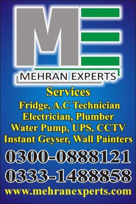 Electrician service available in overall Islamabad and Rawalpindi