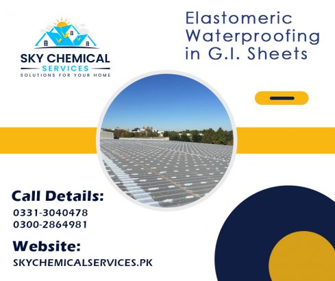 28th Febuary Elastomeric Waterproofing in G.I. Sheets