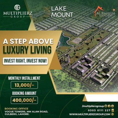 1 & 2 Beds Apartments or 3 & 5 Marla Residential Plots