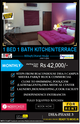 Paying Guest Modern Living in the Heart of DHA