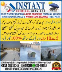 Instant Chemical Services Roof Waterproofing Roof Haetproofing DHA