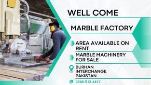 Marble Factory Machinery For Sale And Factory Area Available For Rent